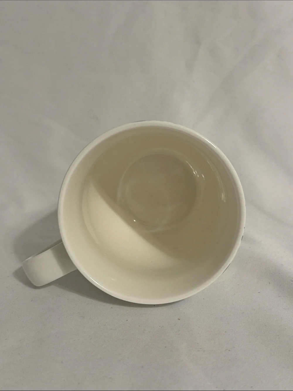 Mother of the Bride Ciroa Blue Floral Porcelain Mug Coffee Gold Metallic Accent